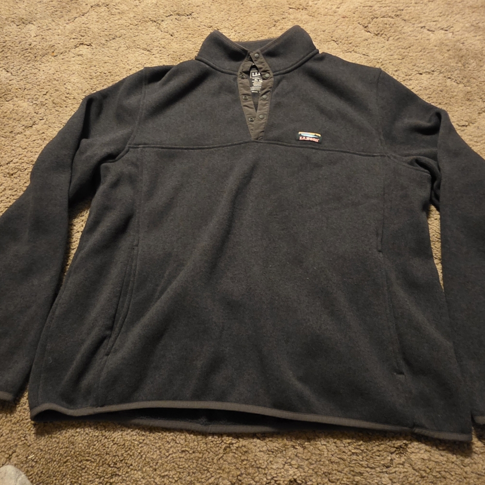 Men's LL Bean Gray Sweater